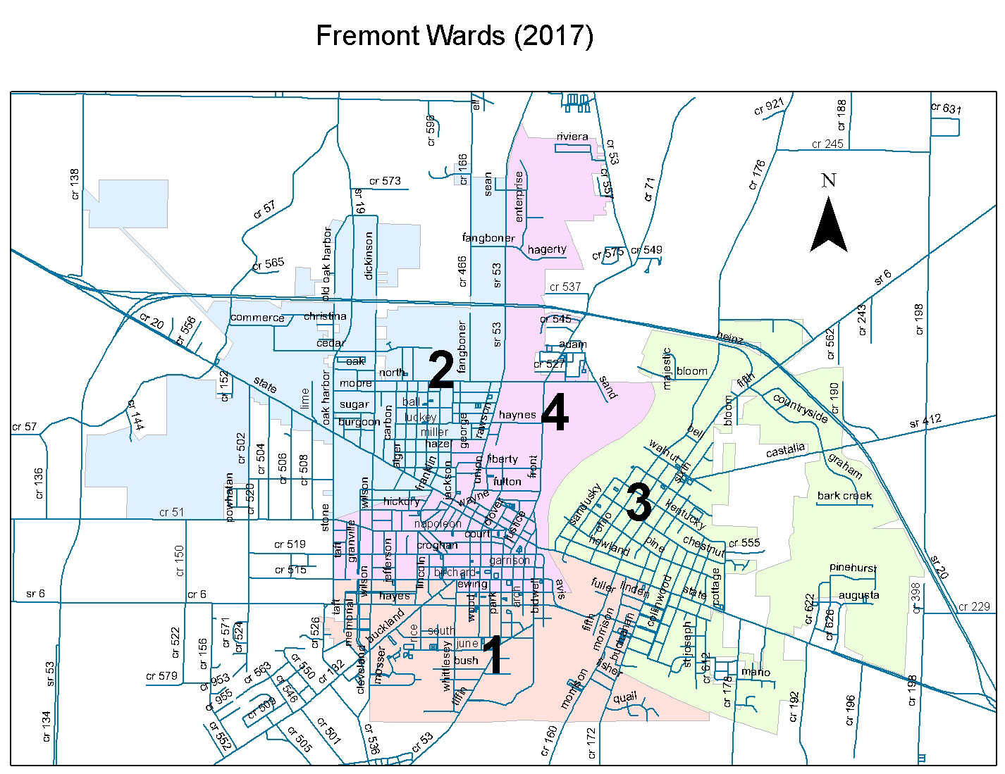 ward map